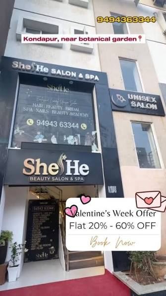 SheHe Beauty Salon & Spa | Kondapur Hyderabad